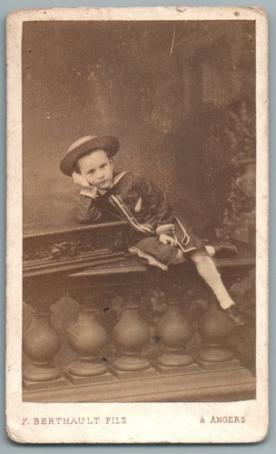 Cdv 1870 petit - 1870's, garçon