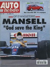 AUTO HEBDO n°787 16/07/1991