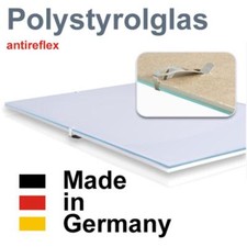 Sous Verre  sans cadre, cadre a clip, Verre en polystyrene antireflet