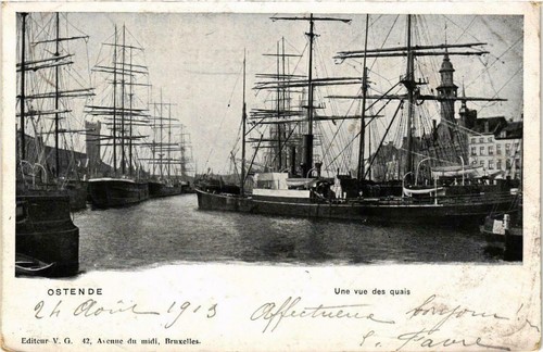 Cpa ostende une - ak,