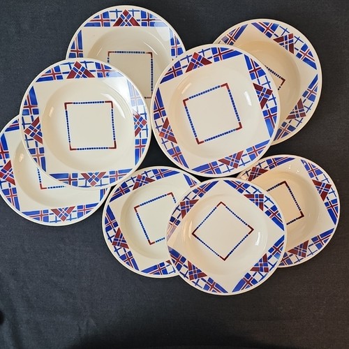 Assiettes creuses décor - assiettes,