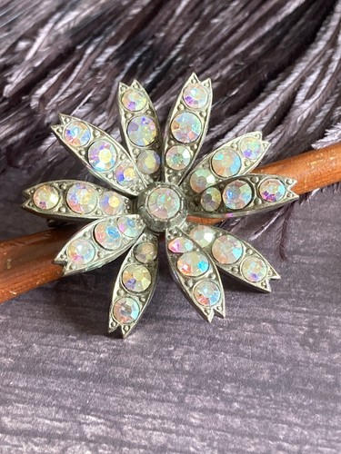 Ancienne vintage broche fleurs - vintage,