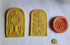 Lot de 3 moulages de matrices