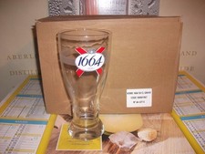 6 verres bière 1664 moulé 50