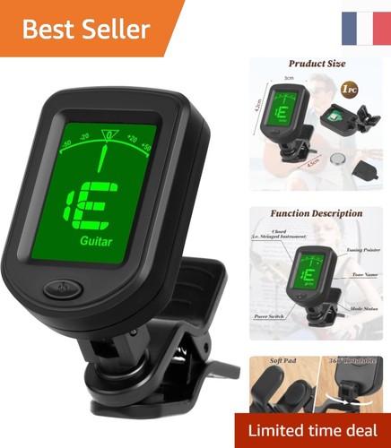 Accordeur guitare avec clip - accordeur,
