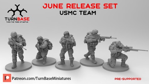 Turnbase miniatures modern - miniatures,