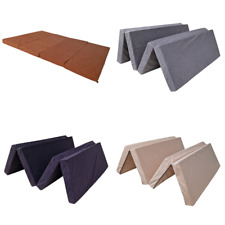 Natalia Spzoo chauffeuse 4 plis matelas lit futon pliable pliant 200x120x8 cm