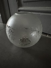 GLOBE ANCIEN VERRE DÉPOLI