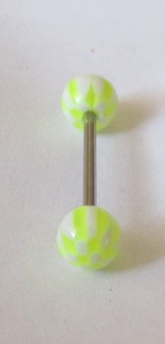 Piercing langue barbell 19 - barbell,