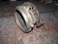 Harley Indian Excelsior Motorcycle Acetylene Headlamp With Mounting Brackets