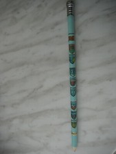 OLD LARGE PENCIL PAPER & ERASER PATCHES NORMANDAN CITIES