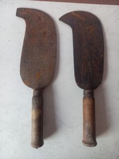 outils anciens,lot de 2 serpes