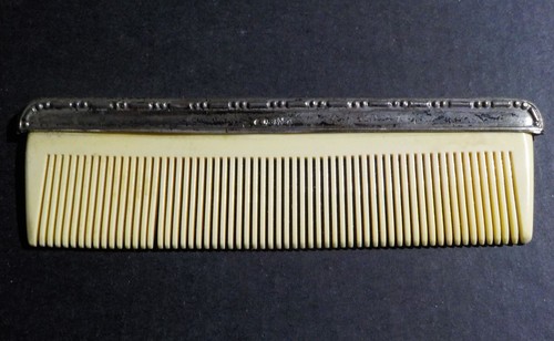 Peigne galalithe monture avec