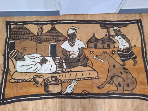 Tenture africaine pleine - tenture,