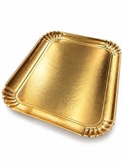 Carton plateaux traiteur or - carton,