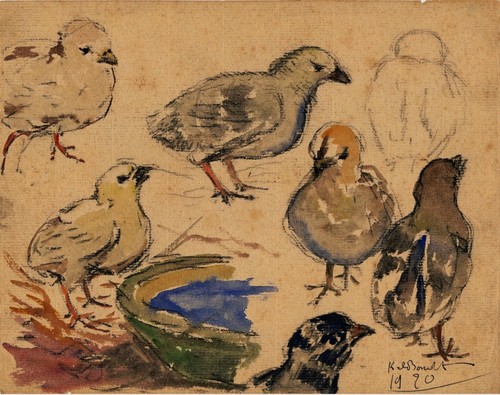 Aquarelle karel bondt 1888 - aquarelle, de