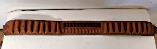 Ancienne cartouchière cuir - en,
