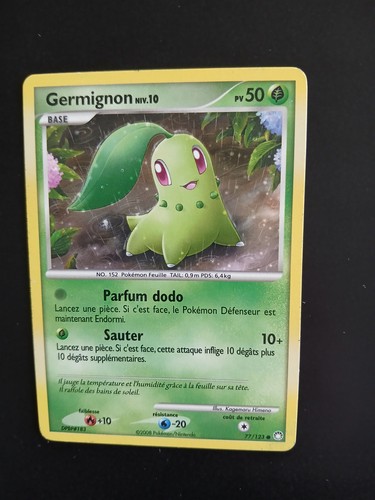 Carte pokémon germignon - pokémon,