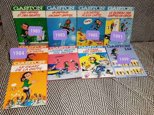 Lot gaston lagaffe - bd,