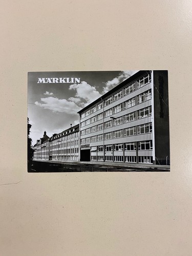 Old postcard factory model