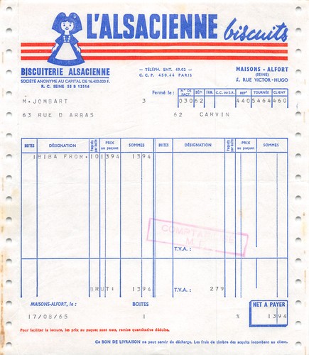 1965 alsacienne biscuits a - l,