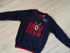 Pull Okaidi snow deer taille 4
