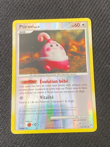 Carte pokémon ptiravi 123 - ptiravi, 52/123