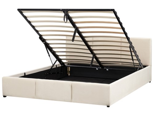 Lit double beige clair - lit,