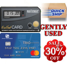 Dosimeter DKG 21 Ecotest Card Gamma Radiometer Geiger Counter Radiation Detector