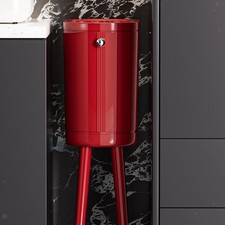 Poubelle à roulettes, double