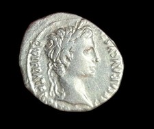 Denier d’Auguste en argent