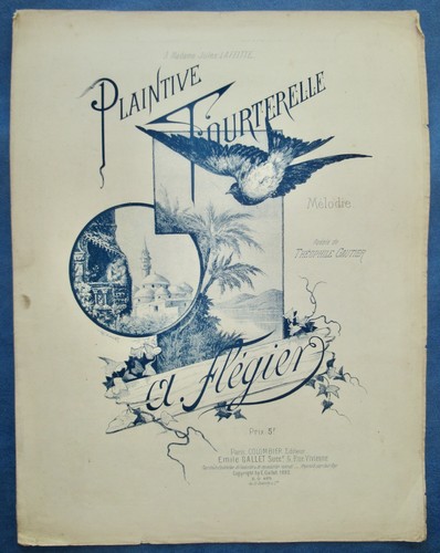 Théophile gautier partition - gautier,