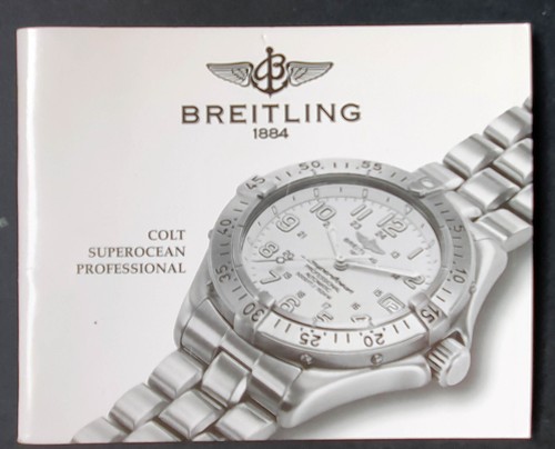 Notice breitling originale - notice,