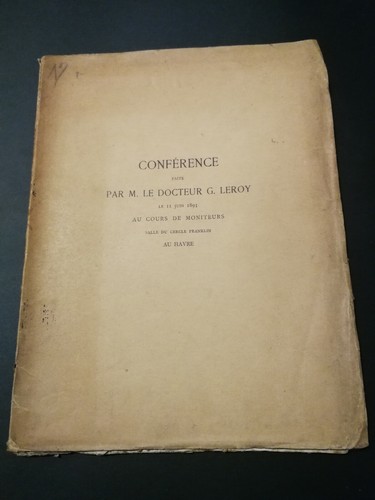 Livre ancien havre 1893 - havre,