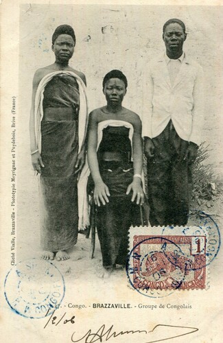 Carte congo brazzaville groupe - carte,