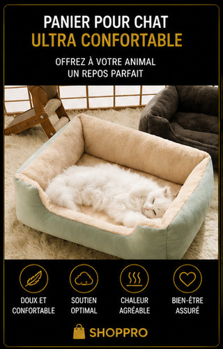 Panier chat moelleux - panier,