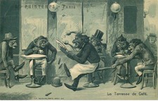 CHATS HUMANISES Gaufrée  TBE