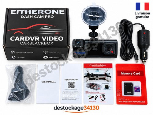 Pack dash cam voiture double - pack,
