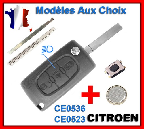 Coque clé pour citroen - coque,