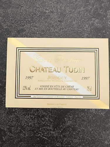 étiquette vin château - de,