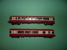 JOUEF diesel railroad EAD X4700 + red/cream trailer 8626 + 5489 (No. 1bis)