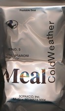 PORT OFFERT Rare Ration combat USA MRE ARTIC MENU 3 MACARONI BOEUF Emb. 2024