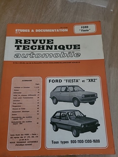 Revue technique ford - revue,