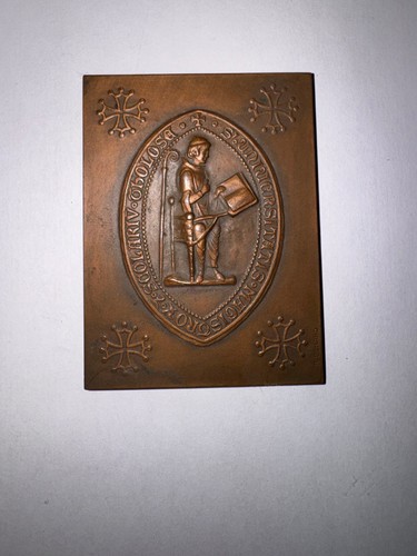 Plaquette médaille faculté - plaquette,