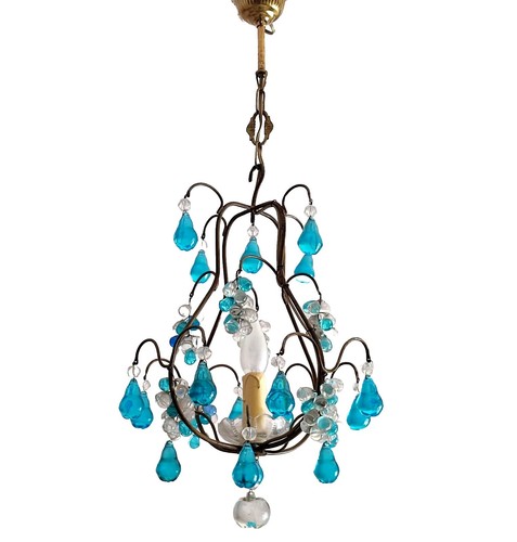 Ancien lustre cage florentin - cage,