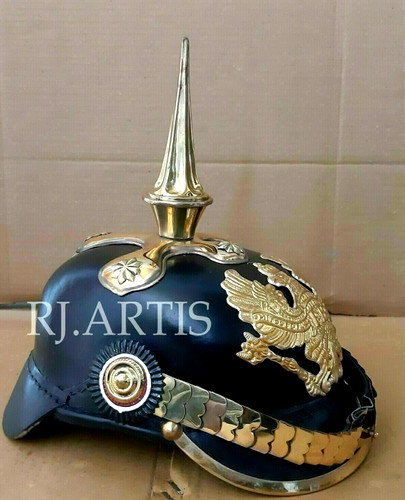 Casque allemand cuir - allemand,