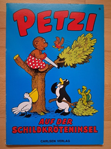 Petzi on turtle - petzi,