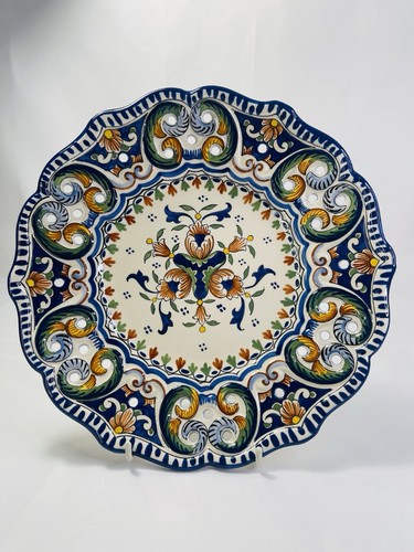 Grande assiette faïence - assiette,