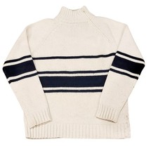 Pull marin col montant