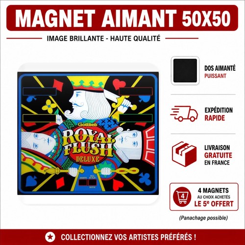Magnet royal flush gottlieb - flush, .gottlieb